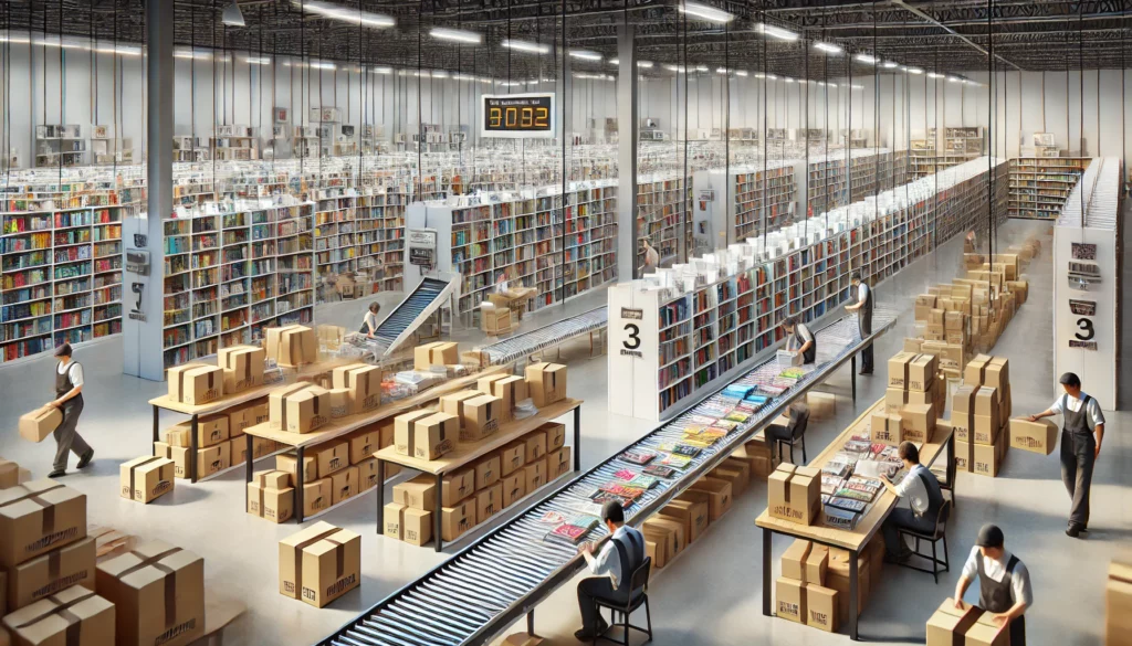 Literature fulfillment warehouse