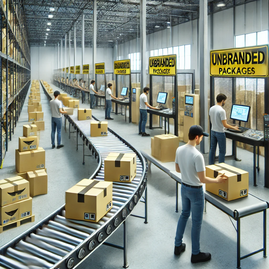 men working in warehouse