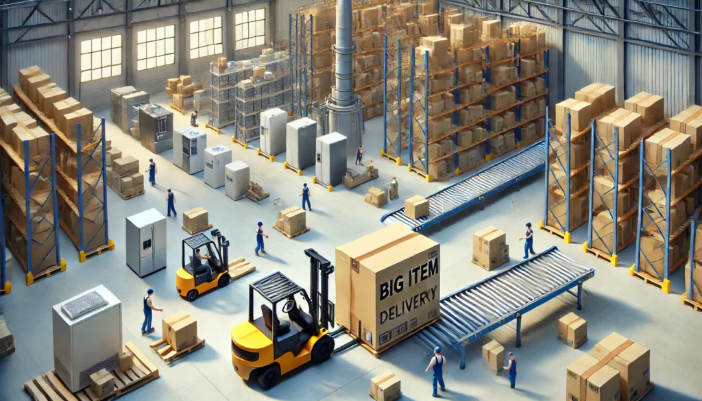 people working in warehouse