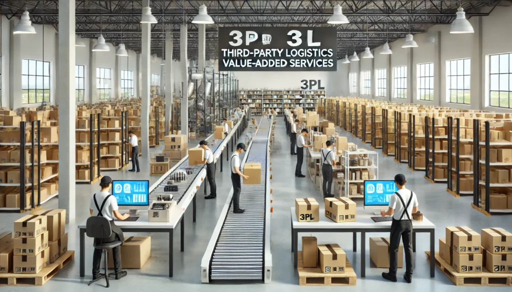 people working in warehouse