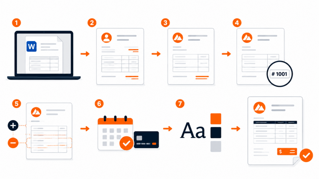 Customizing the Invoice Template